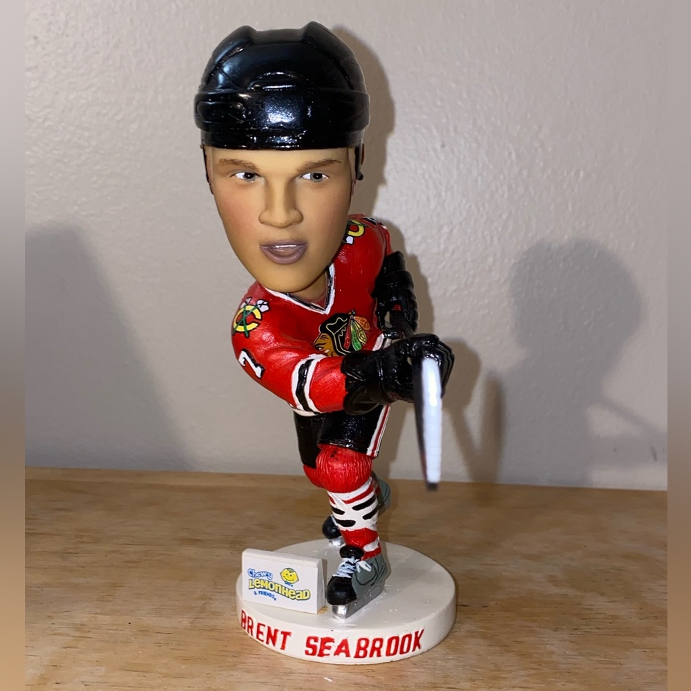 Chicago Blackhawks SGA Brent Seabrook bobblehead figurine. New in box.
